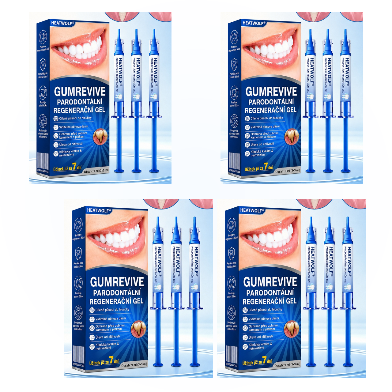 🩵🇨🇿 HEATWOLF® 🦷 GumRevive parodontální opravný gel🧇