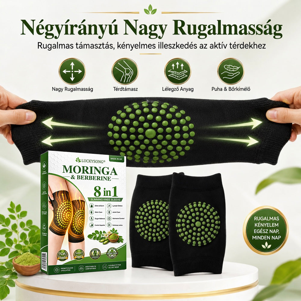 🎄🇮🇹 Negozio Ufficiale del Marchio | 🐻‍❄️❤️ LUCKYSONG® 2026 Moringa & Berberina 8-in-1 Micro-Particella Scolpenti e Ginocchiere Brucia-Grassi