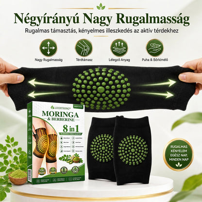 🎄🇮🇹 Negozio Ufficiale del Marchio | 🐻‍❄️❤️ LUCKYSONG® 2026 Moringa & Berberina 8-in-1 Micro-Particella Scolpenti e Ginocchiere Brucia-Grassi
