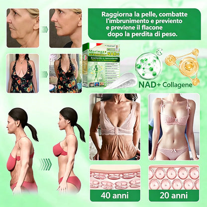 【Offerta ultimo giorno – 80% di sconto】👨🏻‍🤝‍👩🏻🏥🧍‍♀️👩𝐻𝑒𝑎𝑙𝑟𝑖𝑧𝑒® Moringa · Berberina × NAD⁺ 10-in-1 Advanced Nano Microneedle Patch ✨ 7 cerotti per confezione · Fornitura per una settimana