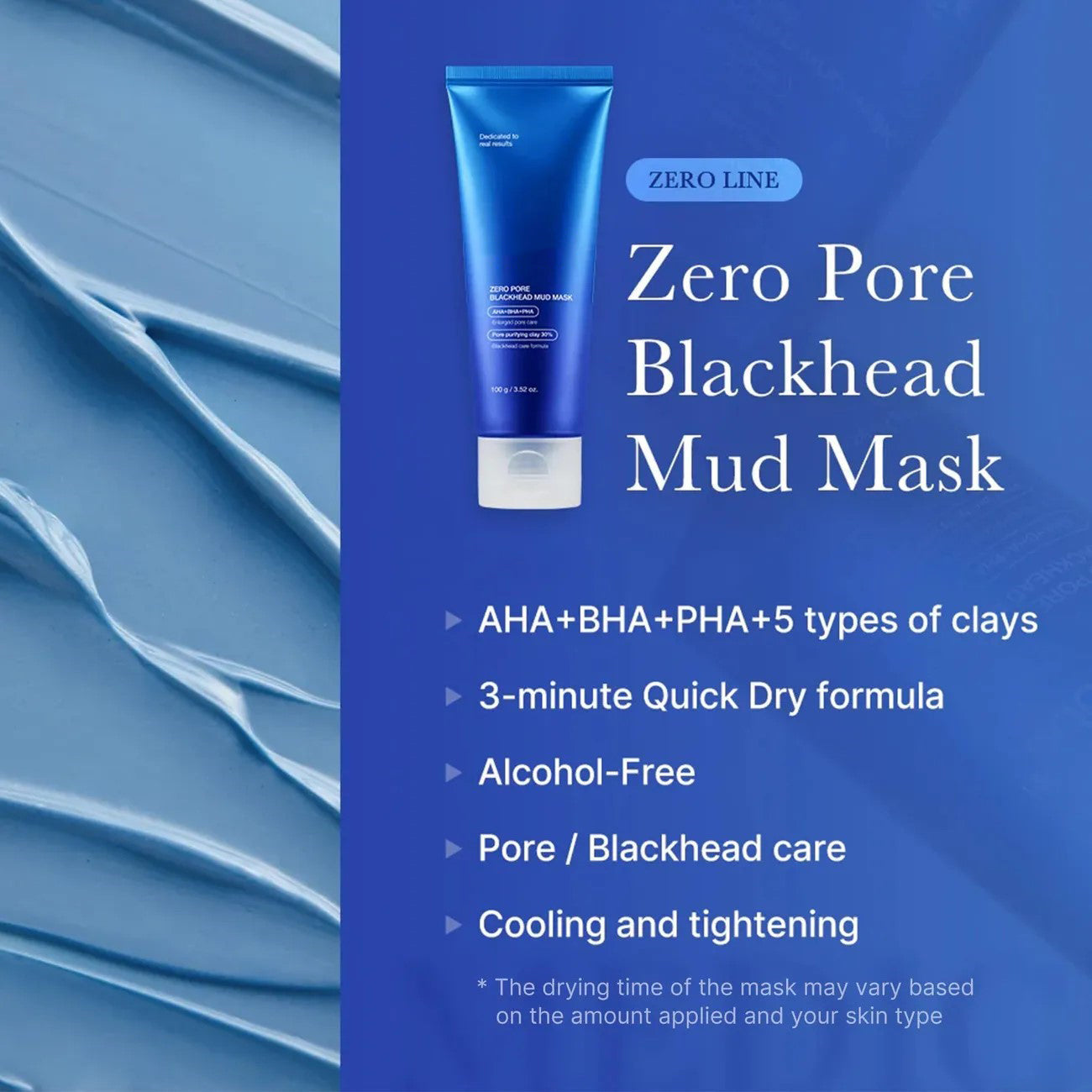 Medicube Zero Pore Blackhead Mud Facial Mask – Hautkühlung & Porenverfeinerung