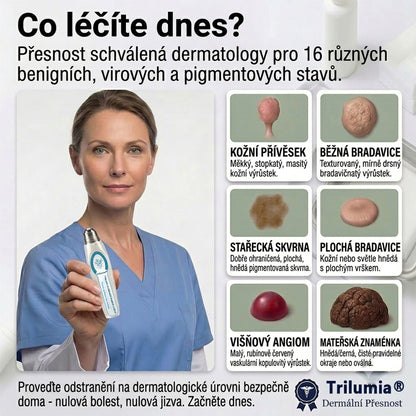 𝑻𝒓𝒊𝒍𝒖𝒎𝒊𝒂®💎🍃 Prémiový roller | 🔬 Na odstranění bradavic, znamének a výrůstků 🇨🇿