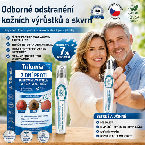 𝑻𝒓𝒊𝒍𝒖𝒎𝒊𝒂®💎🍃 Prémiový roller | 🔬 Na odstranění bradavic, znamének a výrůstků 🇨🇿