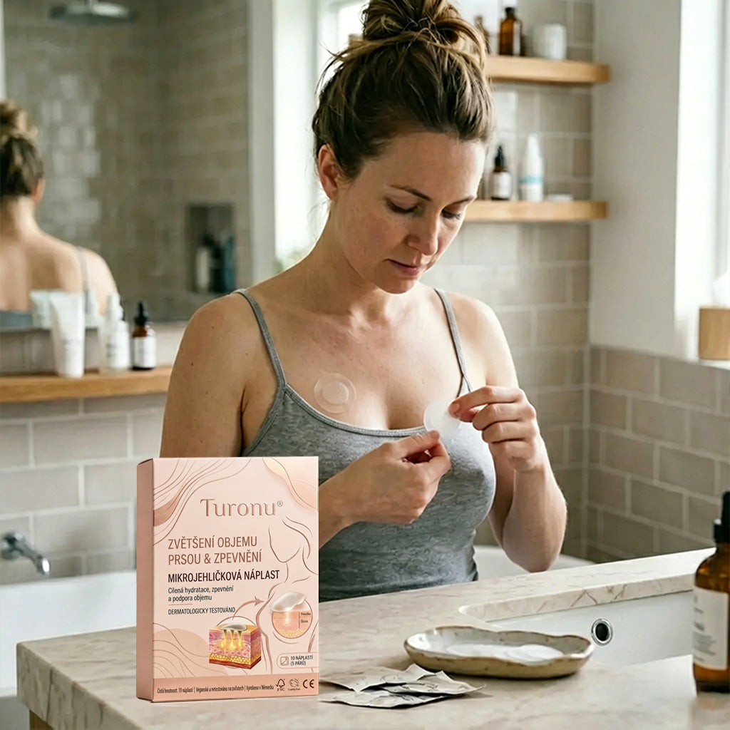 ✨Turonu® 😗🍨 Pokročilá Nano-Mikrojehličková Náplast pro Cílené Zvětšení Poprsí🧪🇨🇿