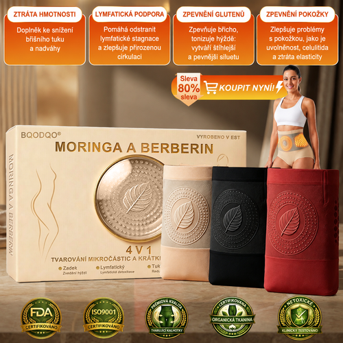 ❤️Objevte tajemství nových BQODQO®🦪tvarujících a spalujících šortek 4 v 1 s mikročásticemi moringy a berberinu🧪 Pouze v oficiálním obchodě značky | Originální výrobek