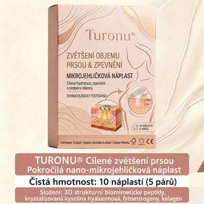 ✨Turonu® 😗🍨 Pokročilá Nano-Mikrojehličková Náplast pro Cílené Zvětšení Poprsí🧪🇨🇿