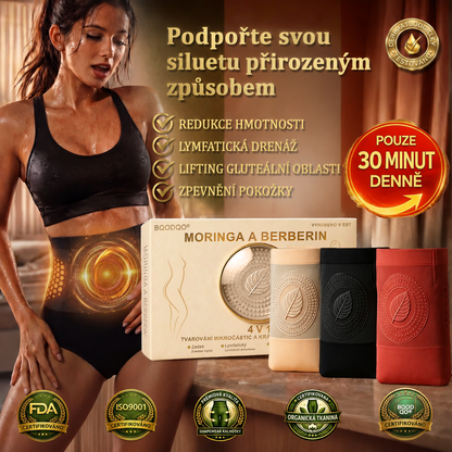 ❤️Objevte tajemství nových BQODQO®🦪tvarujících a spalujících šortek 4 v 1 s mikročásticemi moringy a berberinu🧪 Pouze v oficiálním obchodě značky | Originální výrobek