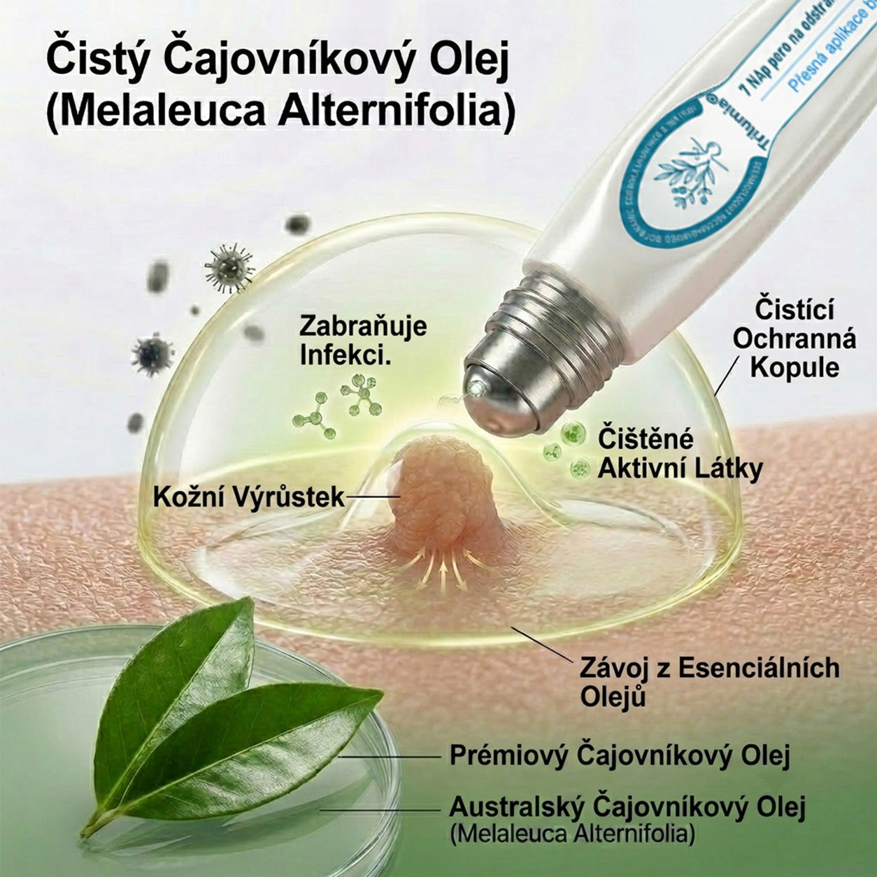 𝑻𝒓𝒊𝒍𝒖𝒎𝒊𝒂®💎🍃 Prémiový roller | 🔬 Na odstranění bradavic, znamének a výrůstků 🇨🇿