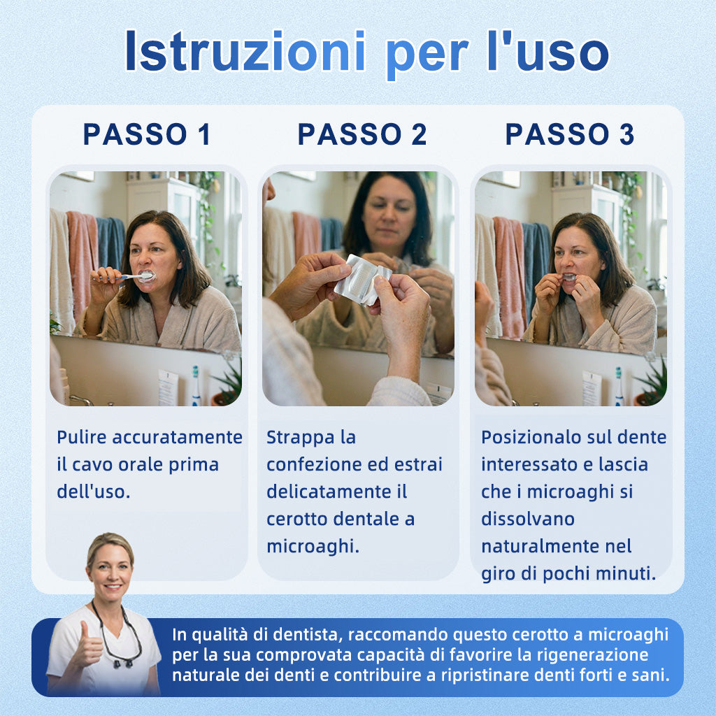 🦷 Dì Addio a Sensibilità e Fastidi! 🐠🐠GаrаgеLіnе® Tideglusib Strisce Orali – Riparazione Rapida per Denti e Gengive