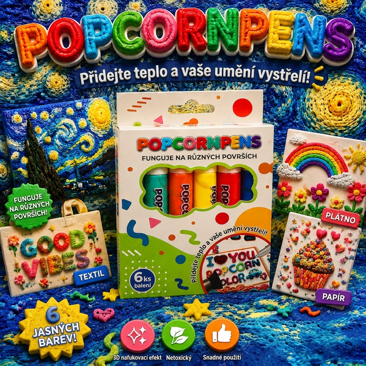 🎨 IEY® 3D 🦕🦕 reliéfní fixy – vytvořte úžasné 3D obrázky, které doslova ožijí! 🔥 Dnes se slevou 50 %
