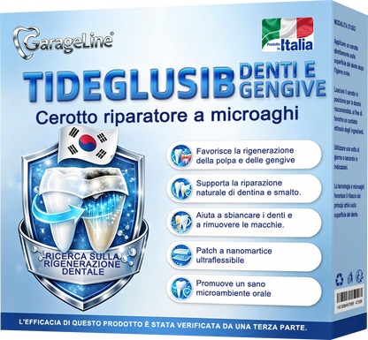 🦷 Dì Addio a Sensibilità e Fastidi! 🐠🐠GаrаgеLіnе® Tideglusib Strisce Orali – Riparazione Rapida per Denti e Gengive