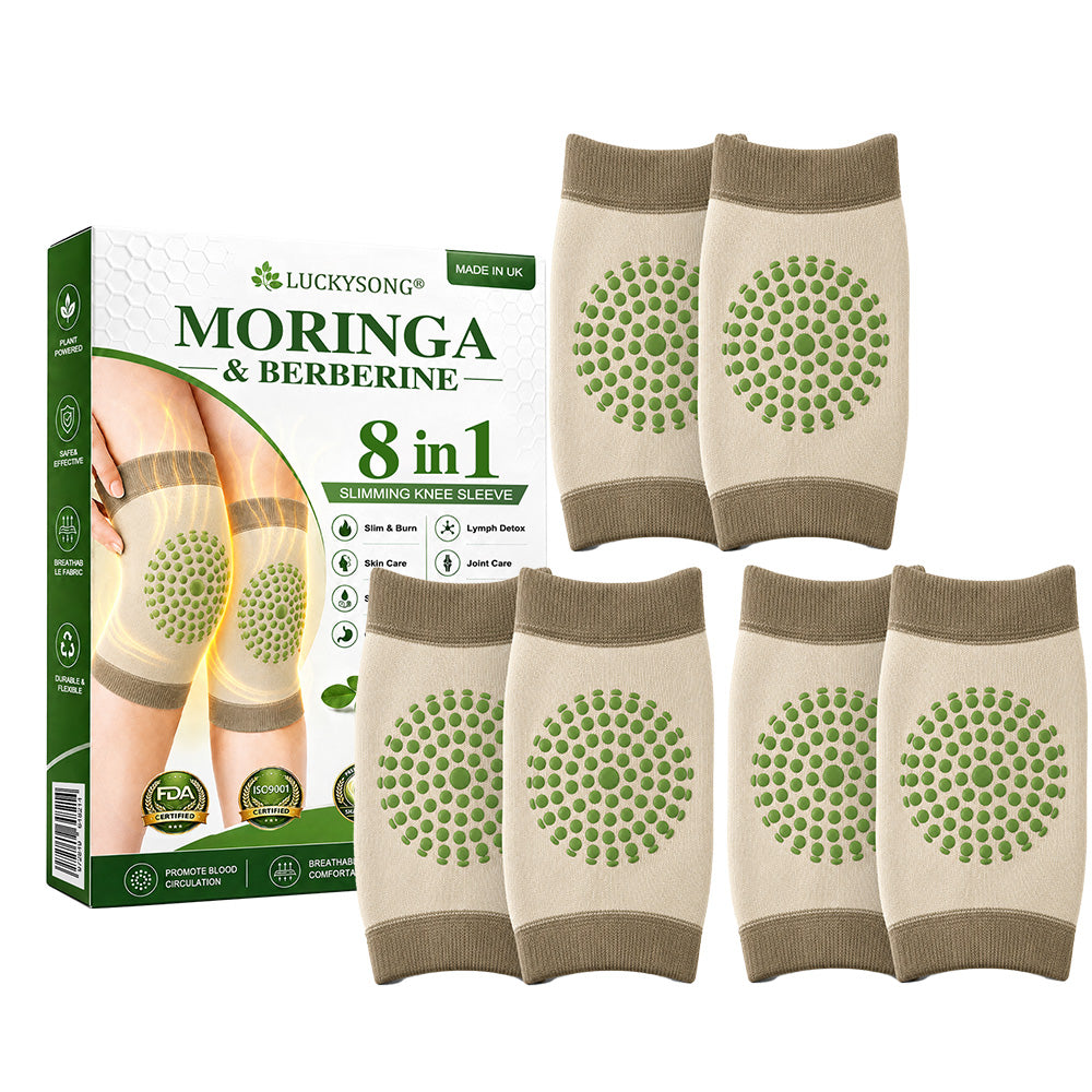 🎄🇮🇹 Negozio Ufficiale del Marchio | 🐻‍❄️❤️ LUCKYSONG® 2026 Moringa & Berberina 8-in-1 Micro-Particella Scolpenti e Ginocchiere Brucia-Grassi