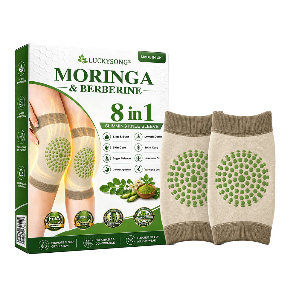 🎄🇮🇹 Negozio Ufficiale del Marchio | 🐻‍❄️❤️ LUCKYSONG® 2026 Moringa & Berberina 8-in-1 Micro-Particella Scolpenti e Ginocchiere Brucia-Grassi