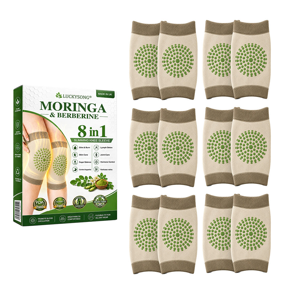 🎄🇮🇹 Negozio Ufficiale del Marchio | 🐻‍❄️❤️ LUCKYSONG® 2026 Moringa & Berberina 8-in-1 Micro-Particella Scolpenti e Ginocchiere Brucia-Grassi