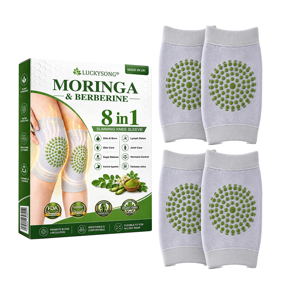 🎄🇮🇹 Negozio Ufficiale del Marchio | 🐻‍❄️❤️ LUCKYSONG® 2026 Moringa & Berberina 8-in-1 Micro-Particella Scolpenti e Ginocchiere Brucia-Grassi