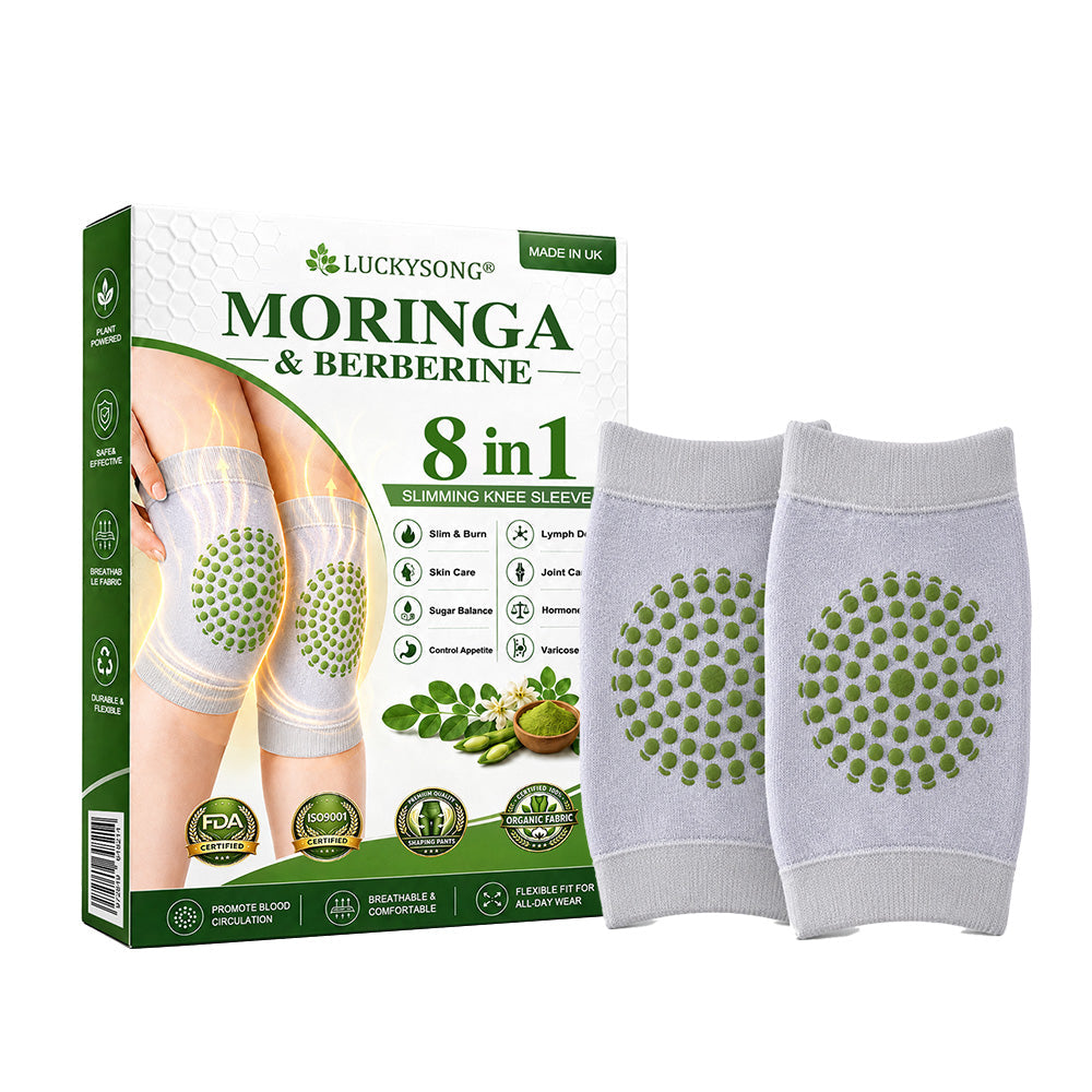 🎄🇮🇹 Negozio Ufficiale del Marchio | 🐻‍❄️❤️ LUCKYSONG® 2026 Moringa & Berberina 8-in-1 Micro-Particella Scolpenti e Ginocchiere Brucia-Grassi