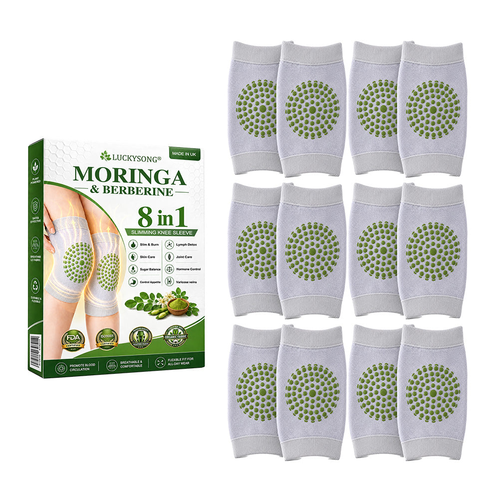 🎄🇮🇹 Negozio Ufficiale del Marchio | 🐻‍❄️❤️ LUCKYSONG® 2026 Moringa & Berberina 8-in-1 Micro-Particella Scolpenti e Ginocchiere Brucia-Grassi