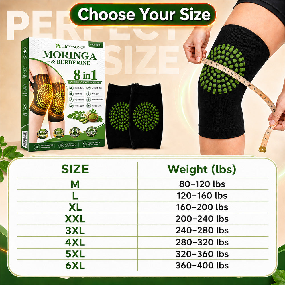 🎄🇮🇹 Negozio Ufficiale del Marchio | 🐻‍❄️❤️ LUCKYSONG® 2026 Moringa & Berberina 8-in-1 Micro-Particella Scolpenti e Ginocchiere Brucia-Grassi