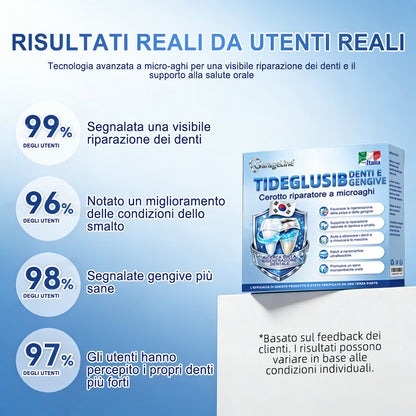 🦷 Dì Addio a Sensibilità e Fastidi! 🐠🐠GаrаgеLіnе® Tideglusib Strisce Orali – Riparazione Rapida per Denti e Gengive