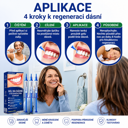 🩵🇨🇿 HEATWOLF® 🦷 GumRevive parodontální opravný gel🧇