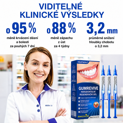 🩵🇨🇿 HEATWOLF® 🦷 GumRevive parodontální opravný gel🧇